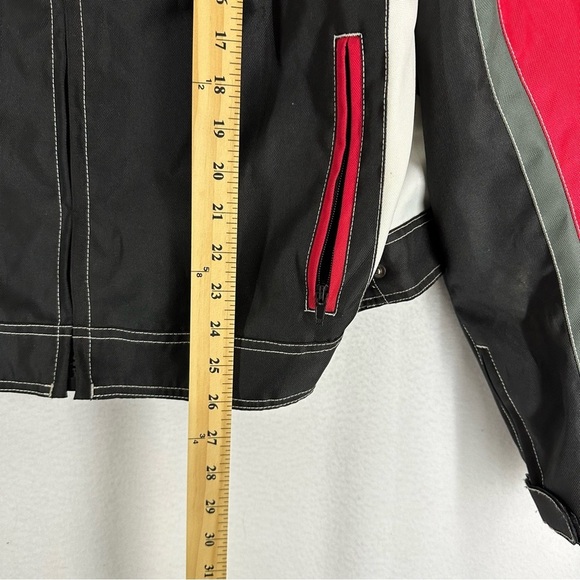 Bilt Racer Biker Jacket Patches Men’s XL Black - Picture 6 of 13